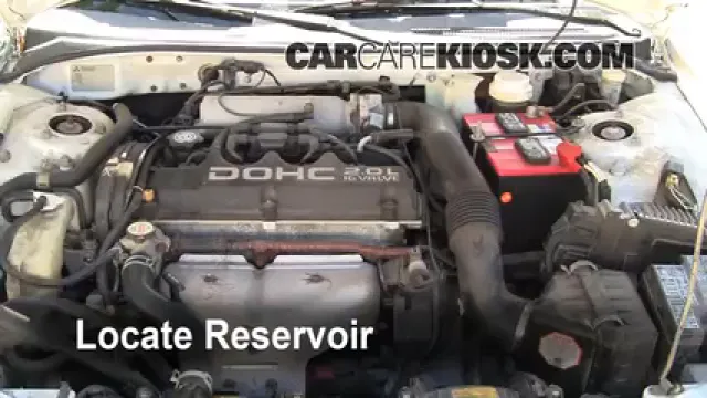 1996 Mitsubishi Eclipse RS 2.0L 4 Cyl. Windshield Washer Fluid Add Fluid
